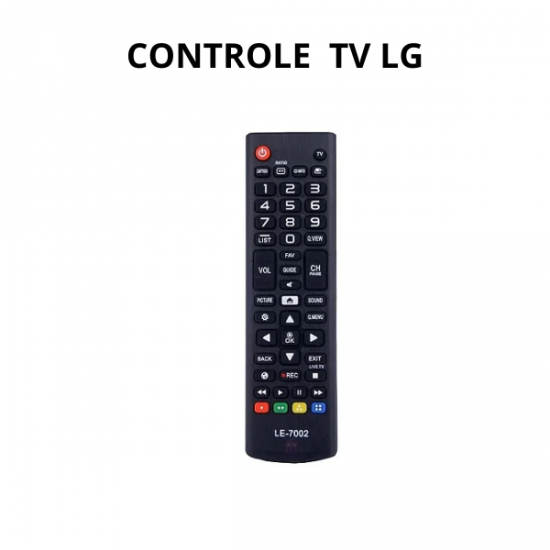 CONTROLE REMOTO PARA TV  LG LE-7002