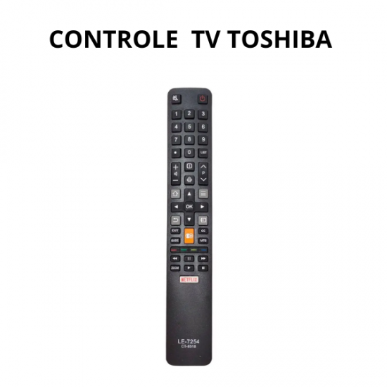 CONTROLE REMOTO TV TOSHIBA LE-7254