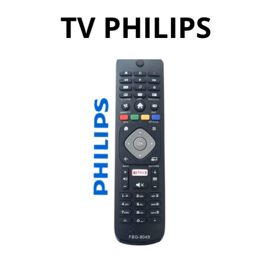 CONTROLE REMOTO TV PHILIPS FBG-8049