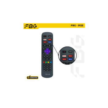 Controle Remoto Smart Compatível C/ Philco Roku Modelo FBG-9125