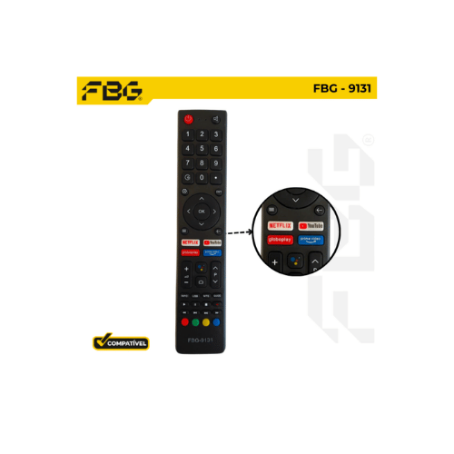 CONTROLE SMART COMPATÍVEL C/ PHILCO FBG-9131