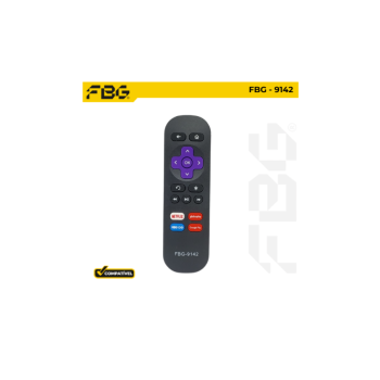 Controle Remoto Recep  Compatível C/ TVBOX Roku Modelo FBG-9142