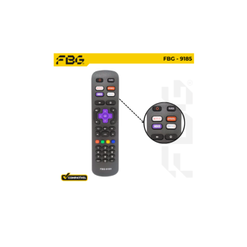 Controle Remoto Smart   CompatívelC/Semp Modelo FBG-9185
