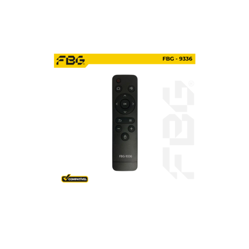 Controle Remoto Compatível C/ RECPTOR AQUARIO - Modelo FBG- 9336