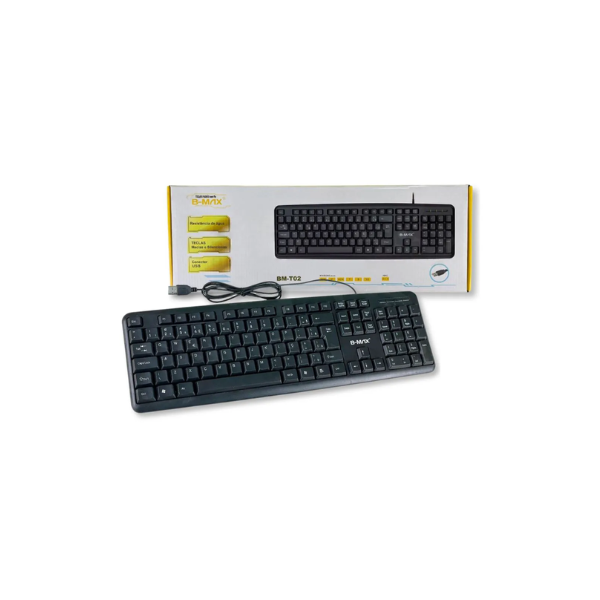 Teclado USB 2.0 ABNT2 c/ Fio B-Max- BM-T02