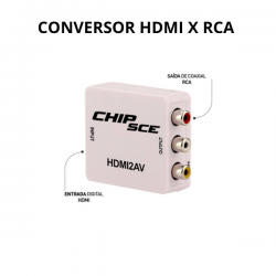 CONVERSOR HDMI X RCA CHIP SCE 