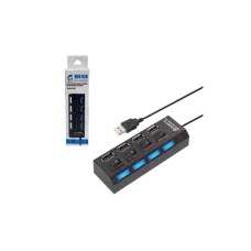 Hub 4 Portas USB 3.0 Com LED HBH-666