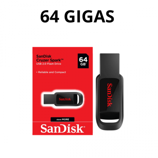 PEN DRIVE SAM DISK 64 GIGAS