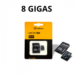 Cartão De Memória 8GB MICRO SD/TF LEBOSS - LB-CM08