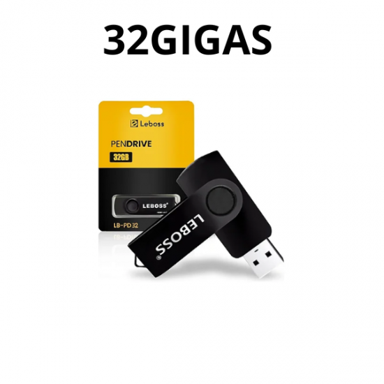 Pen Drive 32GB Leboss LB-PD32 - Preto