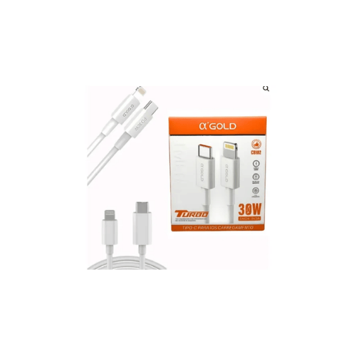 Cabo Turbo Usb-c Para Lightning 30w 1m CB102 A'gold 