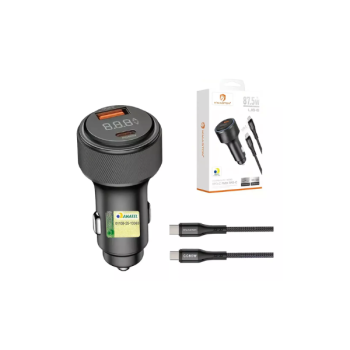 Carregador Veicular Turbo H'Maston 87,5W com Cabo Tipo C L16-6