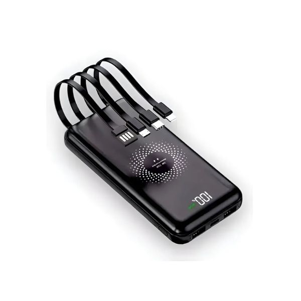 Carregador Portátil A'Gold BTE-17 10000mAh Indução Sem Fio Preto