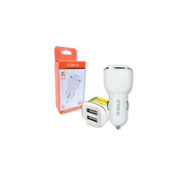Carregador Veicular 2 Usb Agold 3.1a Anatel Cj11