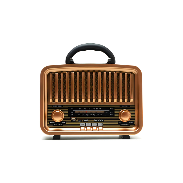 Rádio Portátil Retrô kapbom KA-3193