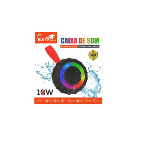 Caixa de som com led EL-1033 