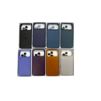 Capa Magsafe Leather de Couro Iphone 15 Com Lente