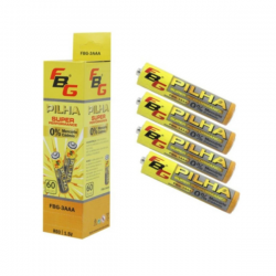  KIT 4 PILHAS PALITO FBG-3AAA R03/ 1.5V 