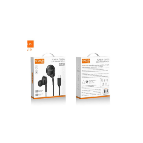 Fone de Ouvido A-Gold com Entrada Tipo-C FN-A19 