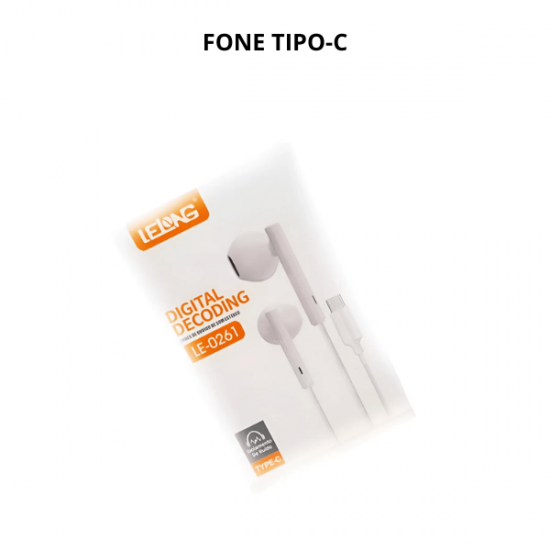 FONE TIPO-C LE-0261