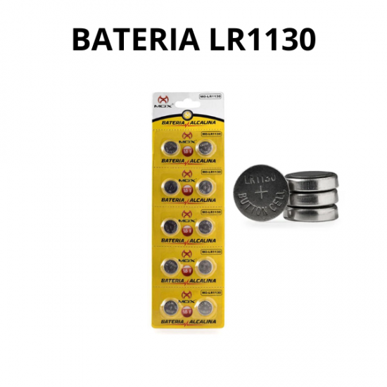 BATERIA 1,5V ALCALINA LR1130 MOX MO-LR113