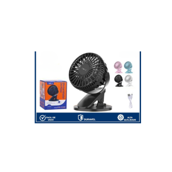 MINI VENTILADOR DE MESA COM GARRA FAN-12306