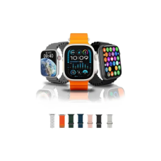 Relógio Digital Smartwatch Basike W69 Promax Com 7 Pulseiras