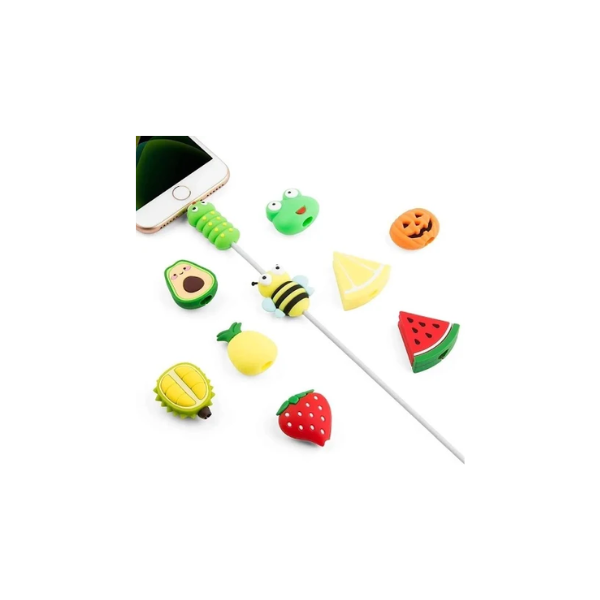 Protetor Cabo Carregador Personagens Anti-quebra