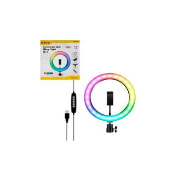 Ring Light 12" 30cm RGB c/ Tripe 2.10m - B-MAX BM-L20
