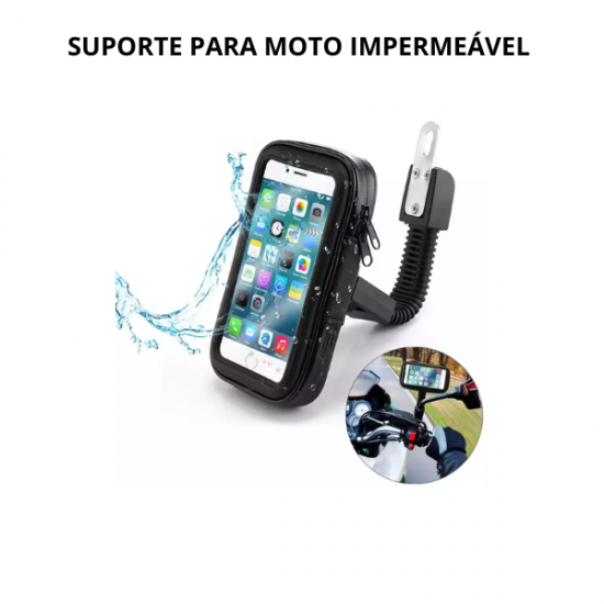 Comprar SUPORTE PARA MOTO IMPERMEÁVEL 6.6" ITBLUE LE076