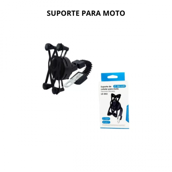 Suporte De Celular Para Moto Com Garra It--blue Le-043