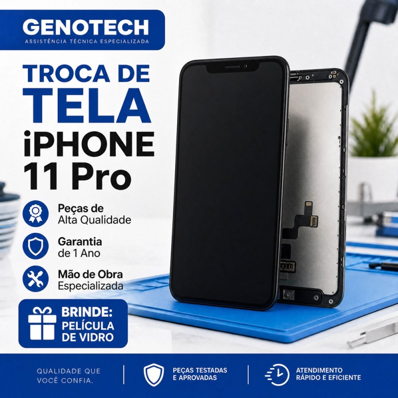 Troca de Tela iPhone 11 Pro OLED