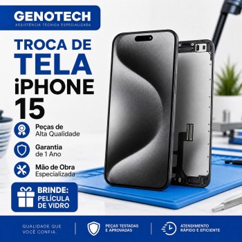 Troca de Tela iPhone 15 Premium
